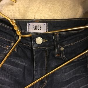 Paige Hoxton Ultra Skinny Dark Wash Jeans Size 25